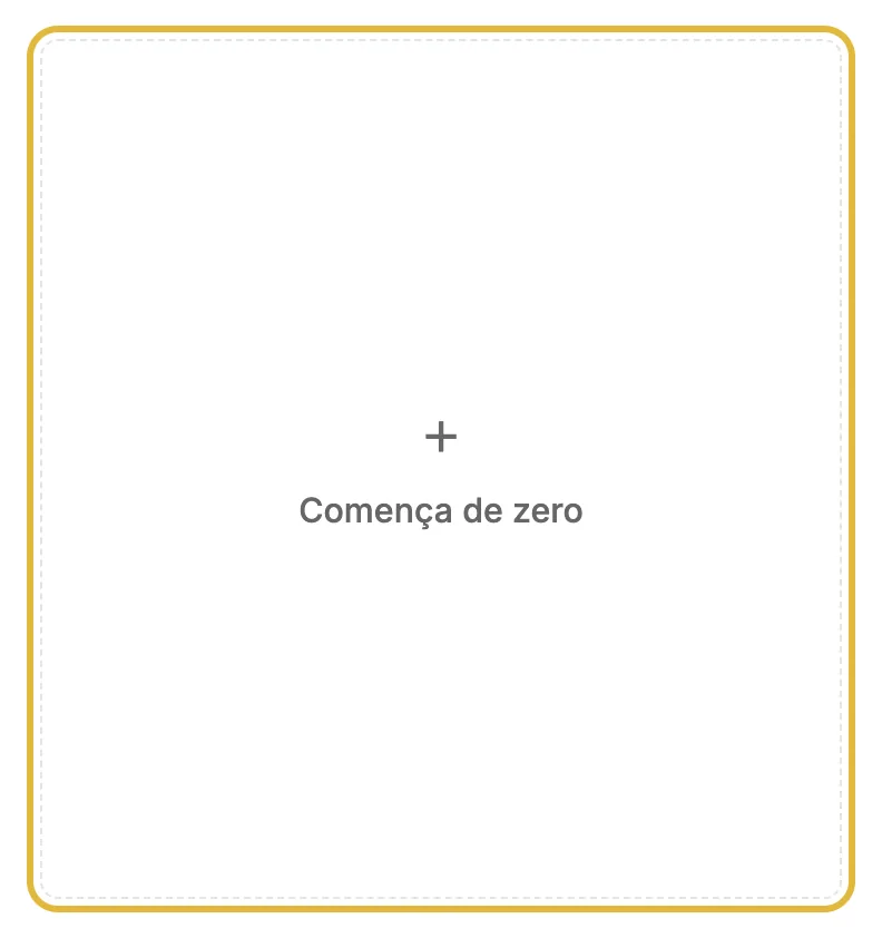 La targeta Comença de zero al tauler